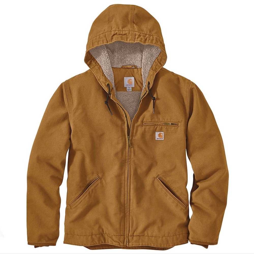 Carhartt 104392 - Washed Duck Jacket - Sherpa Lined
